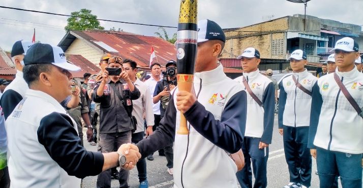Pemkab Simalungun Sambut Kirab Api PON XXI Aceh-Sumut Tahun 2024