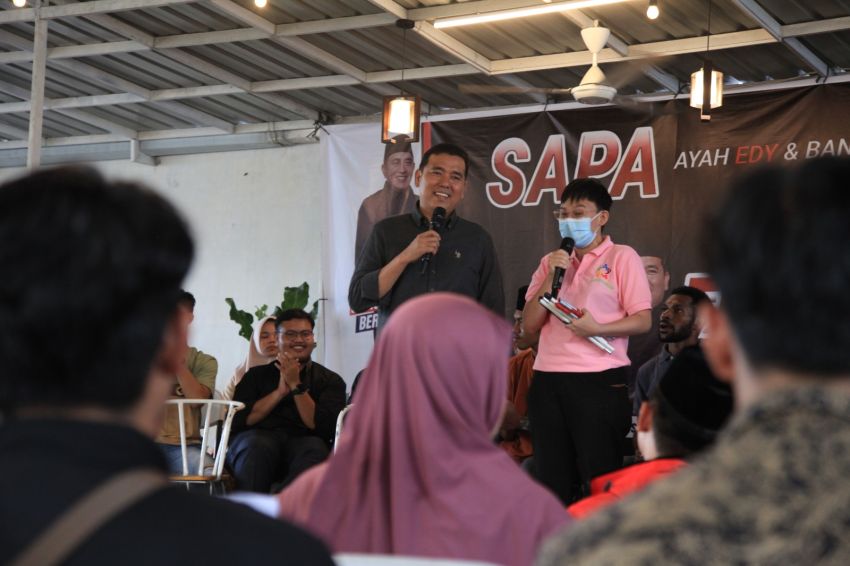 Kaum Difabel Curhat Dengan Bacawagubsu Hasan Basri Sagala, Ini Katanya