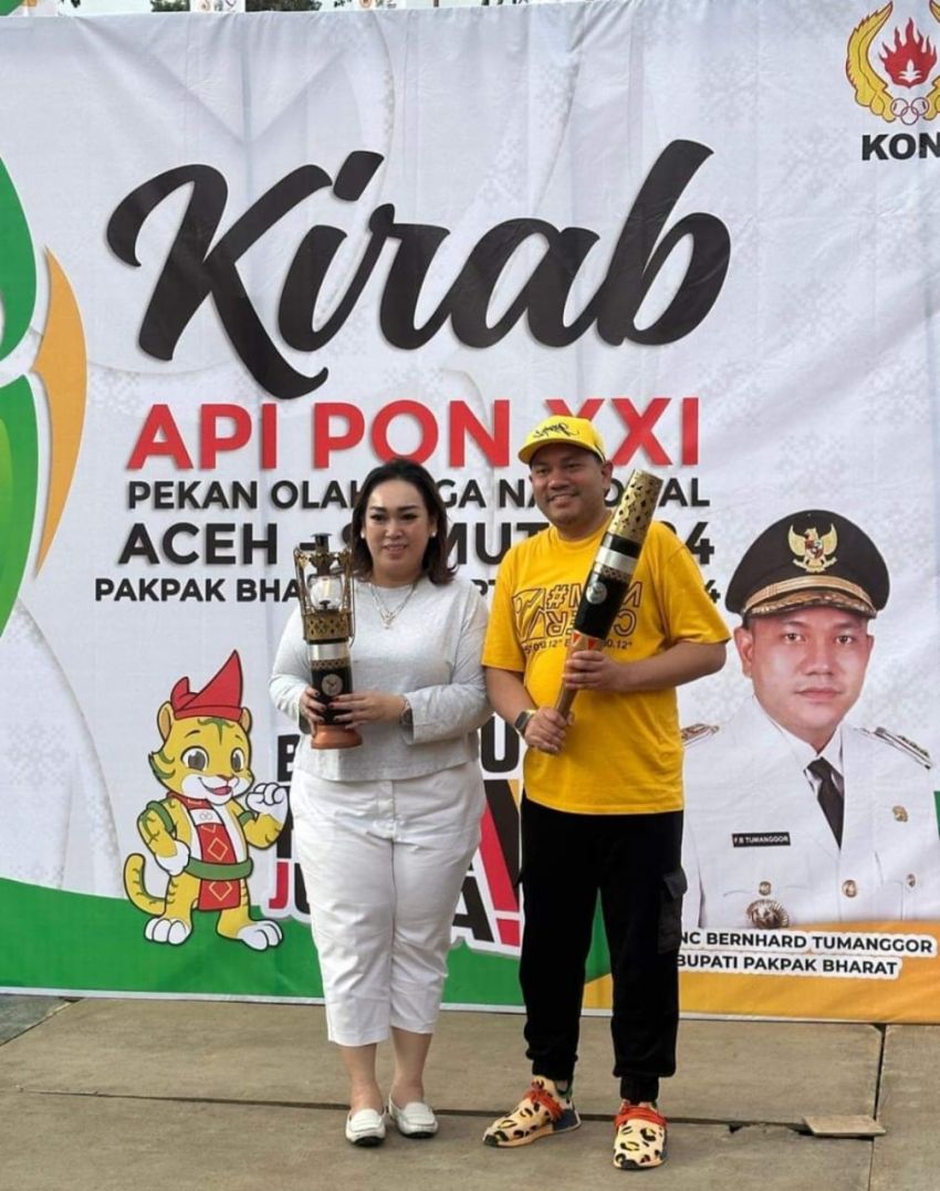 Kabupaten Pakpak Bharat Siap Menerima Kirab Api Pon Ke XXI Aceh SumutTahun 2024,