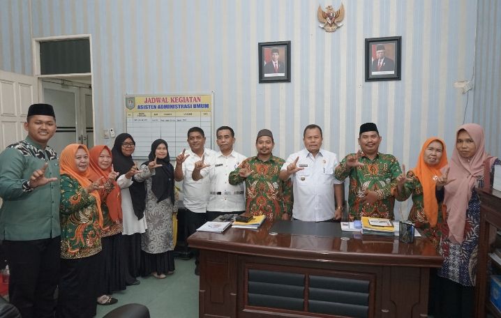 Asisten Administrasi Umum Terima Audiensi FKDT Kabupaten Asahan