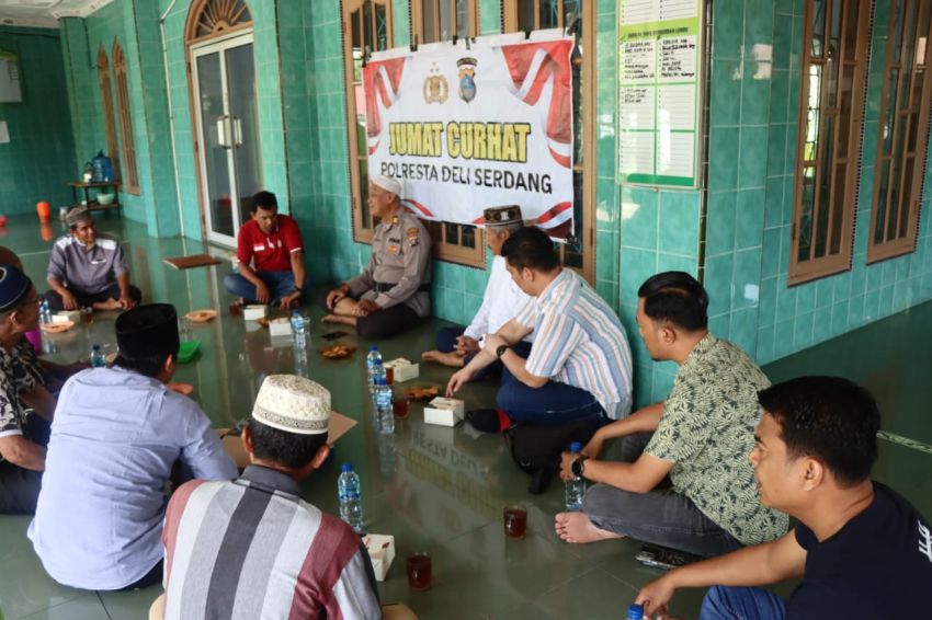 Dengarkan Keluhan Dan Masukan Masyarakat, Polresta Deli Serdang Rutin gelar Kegiatan Jumat Curhat