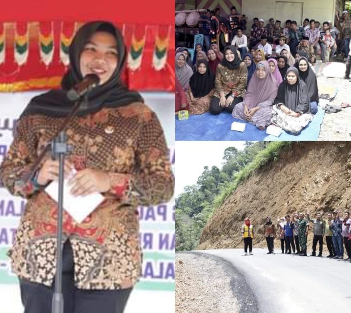Wabup Atika Nasution Hadiri Syukuran yang di Gelar Masyarakat