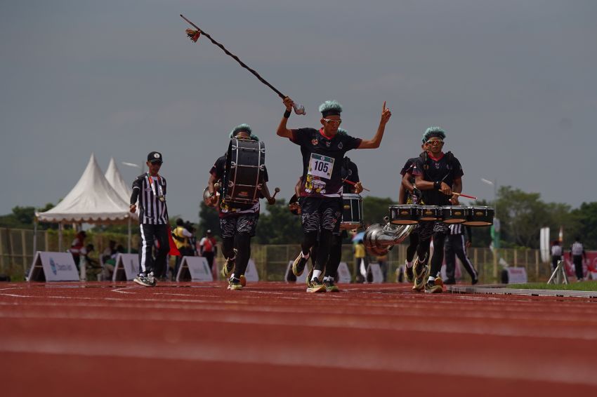 Jadi Venue LBJP Drumband, Stadion Madya Atletik Sumut Dipuji Kontingen dan Penonton