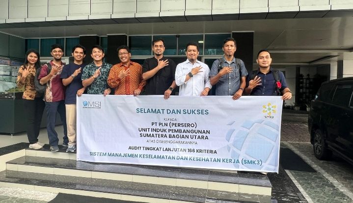 K3 PLN UIP SBU di Audit Guna Raih Sertifikasi ISO 45001 : 2018 dan Bendera Emas
