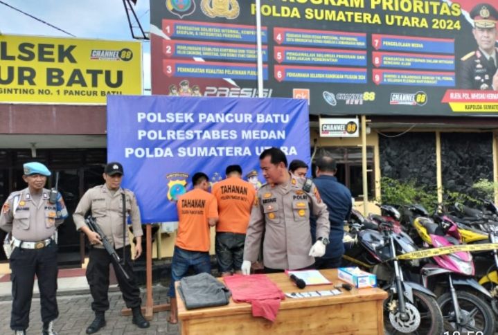 Polsek Pancur Batu Tembak Pelaku Pencurian,