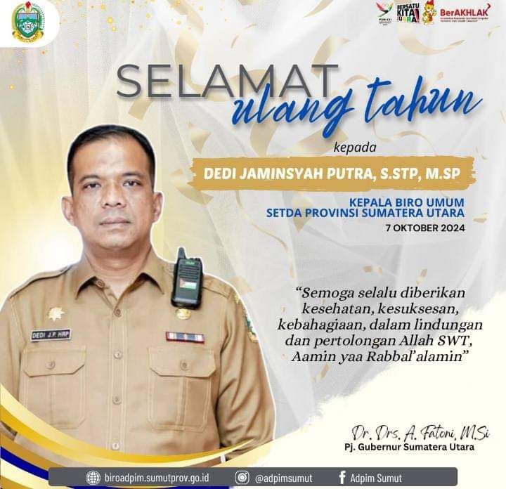 Milad Ke 43 Tahun Kabiro Umum Dedi JP Harahap, Semoga Selalu Diberikan Kesehatan