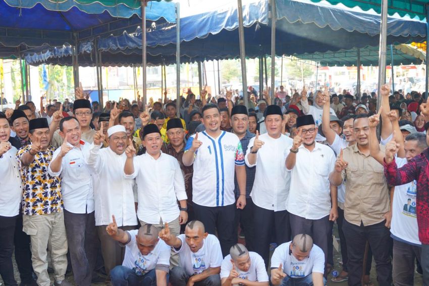 Pesan Pilkada Damai Bobby ke Relawan dan Pendukung: Jangan Jelekkan Pak Edy