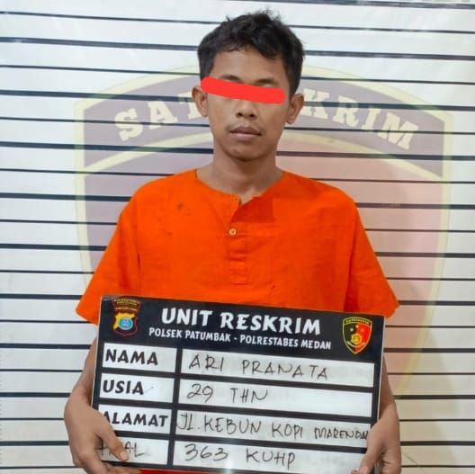 Maling Motor Santai di Kanal Ditembak Polisi