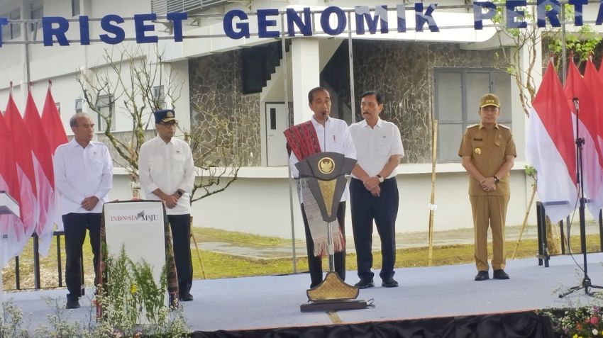 Presiden Jokowi Resmikan Pusat Riset Genomik Pertanian di Humbahas