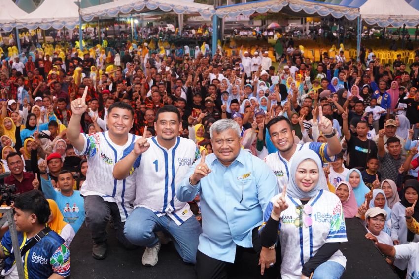 Tiga Cabub Labuhanbatu All In Deklarasi Menangkan Bobby-Surya di Pilgub Sumut