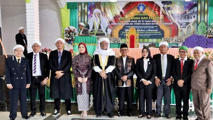 Plt Bupati Simalungun Hadiri Sidang Munaqasyah/Wisuda Syekh Muda dan Syarifah Ke-34 Thariqat Naqsabandiyah Al-Kholidiyah Jalaliyah Bandar Tinggi