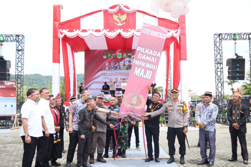 KPU Kabupaten Pakpak Bharat Menggelar Deklarasi Pilkada Damai