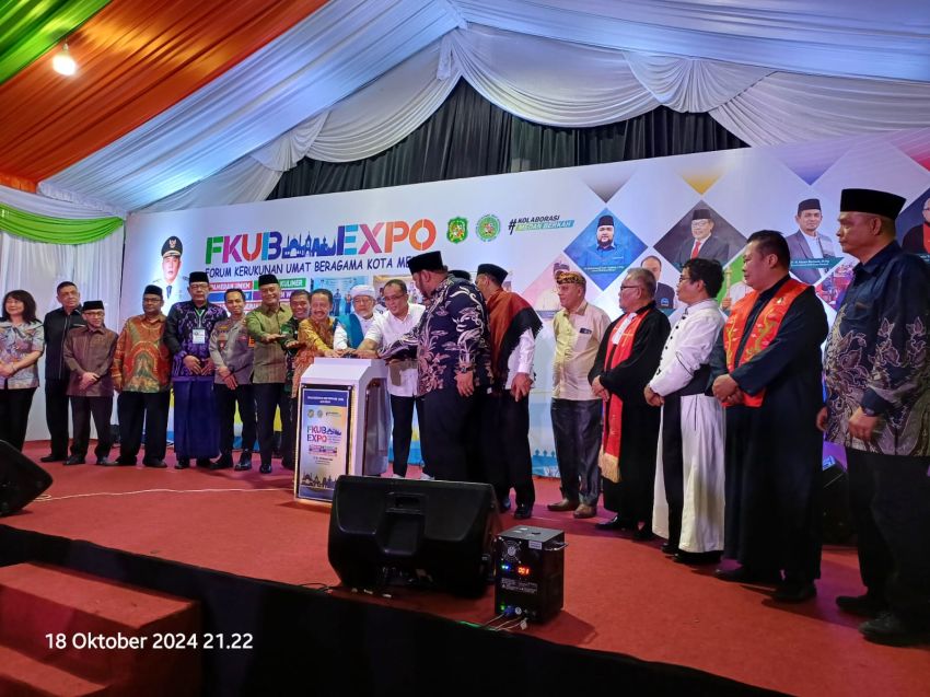 Pembukaan FKUB EXPO 2024 Medan Meriah