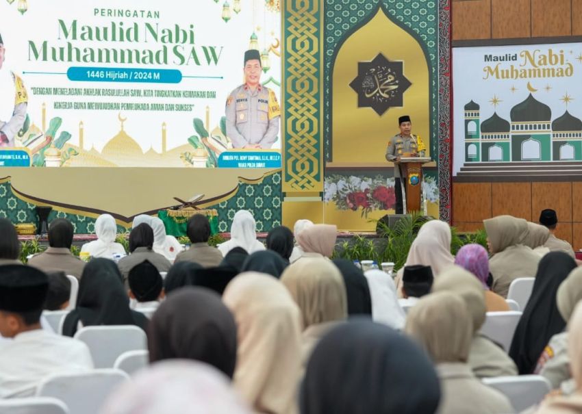 Peringatan Maulid Nabi Muhammad SAW, Wakapolda Sumut Ajak Tingkatkan Iman dan Persatuan