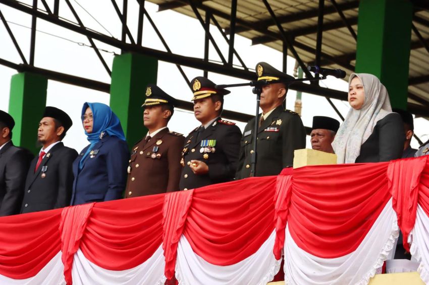 AKBP Wira Prayatna Hadiri Upacara Peringatan Hari Kesaktian Pancasila tahun 2024 di Stadion Naposo Padangsidimpuan