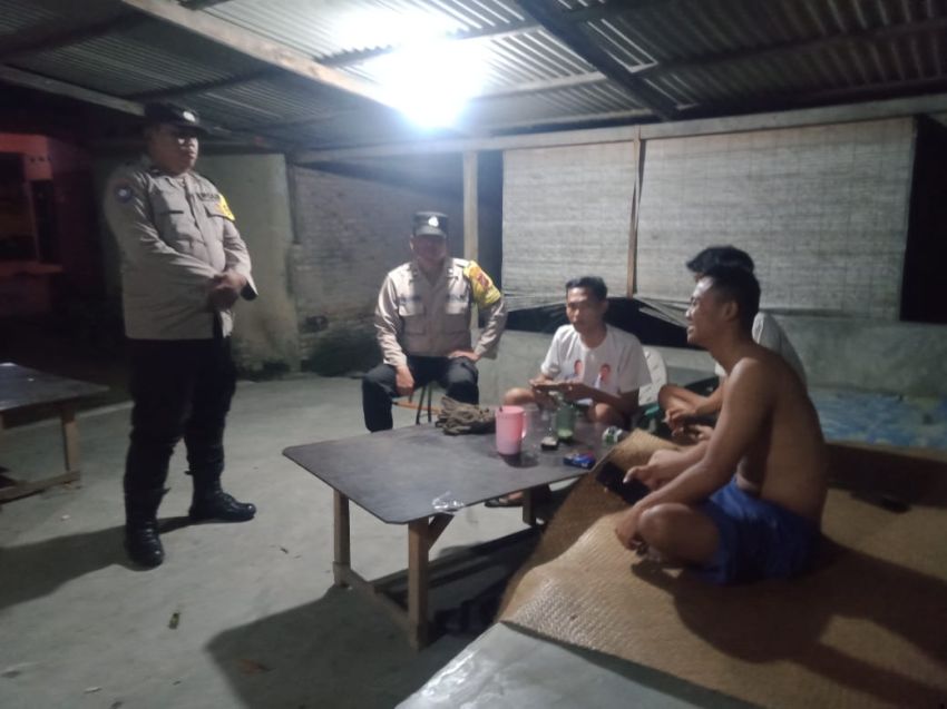 Jajaran Polresta Deli Serdang cek keaktifan pos ronda malam