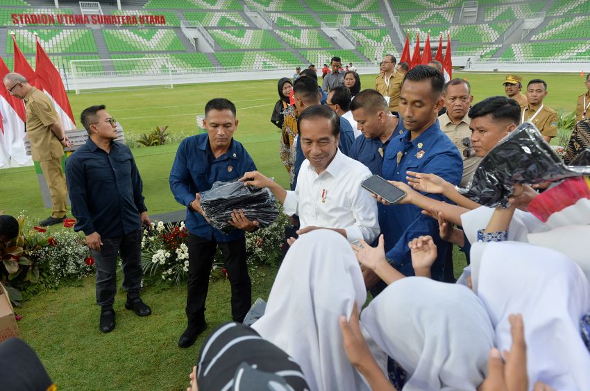 Stadion Utama Sumut Diresmikan, Ini Kata Presiden