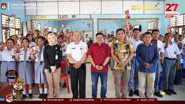 KPU Sumut Gelar " KPU Goes to School"