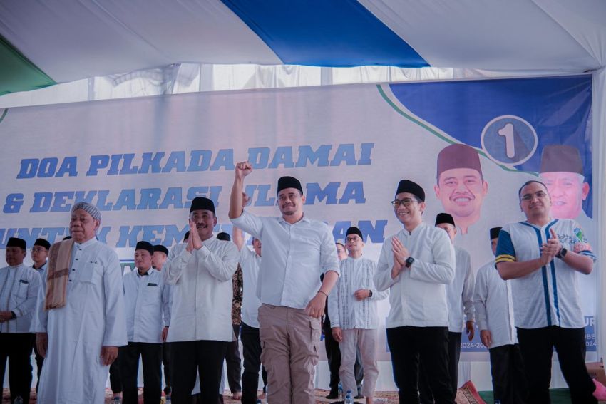 Warga Binjai Tumpah Ruah Sambut Bobby Nasution, Teriakan 'Gubernur Sumut' Menggema