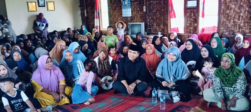 Hasan Basri Sagala Disambut Meriah di Desa Jaring Halus