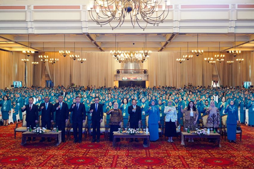 Hadiri Pelantikan Ketum & Pengurus TP PKK Pusat Periode 2024-2029