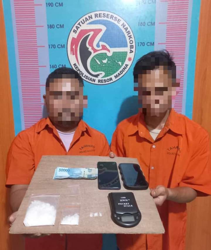 Dua Pengedar Sabu di Tangkap Personel Polsek Batahan Polres Madina, AKBP Arie Sofandi Paloh Ucapkan Terimakasih