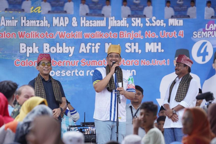 Bobby Nasution di Binjai: Kampanye Adalah Penyampaian Program, Bukan untuk Saling Membenci