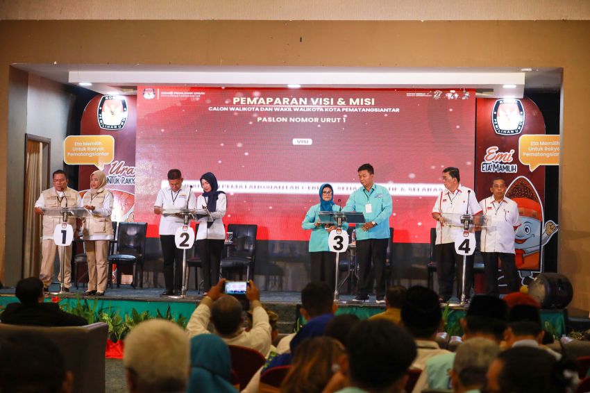 Pjs Wali Kota menghadiri Debat Publik Pasangan Calon Wali Kota dan Wakil Wali Kota