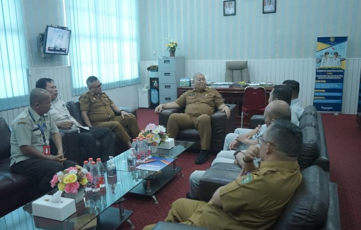 UPT Jasa Raharja Perwakilan Asahan Silaturahmi dengan Pemkab Asahan