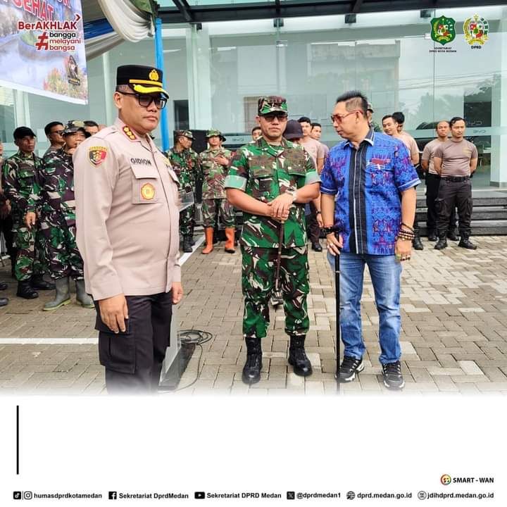 Wong Chun Sen Dukung Program Kebersihan Sungai oleh Polrestabes Medan