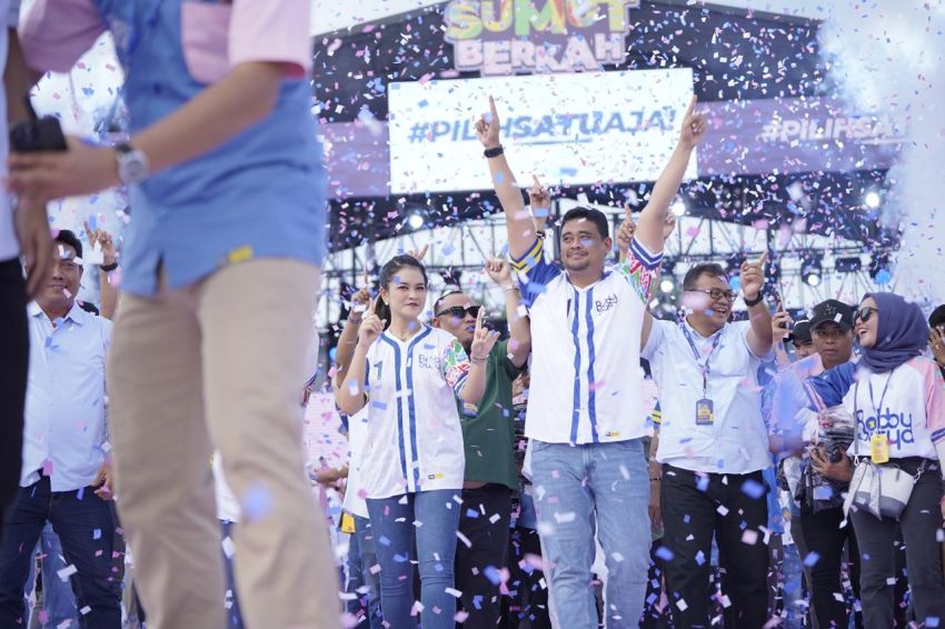 Kampanye Akbar Bobby - Surya, Riang Gembira dan Gelorakan Semangat Bersama Membangun Sumut ke Depan