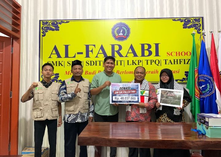 YP Muttaqin Al-Farabi Kembali Salurkan Donasi Rp40 Juta untuk Palestina melalui Dompet Dhuafa Waspada