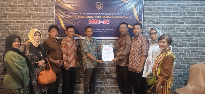 Maramuda Pemegang Mandat DPW PPPI 24 Sumut, Gelar Konsolidasi dan Pengukuhan Pengurus DPC Kota Medan