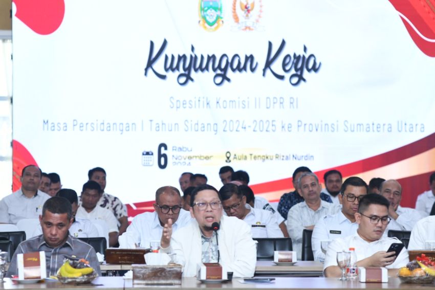 Kunker Komisi II DPR-RI ke Pemprov Sumut