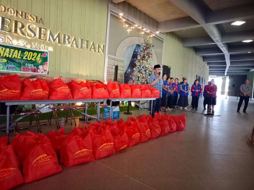 Sambut Natal, Yayasan Surya Kebenaran Internasional dan GBI Rumah Persembahan Menggelar Peduli Kasih