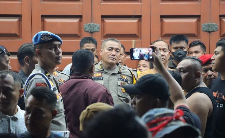 Pasca Bentrok Dua Ormas Kapolres Sergai AKBP Jhon Sitepu Pastikan Suasana Kondusif