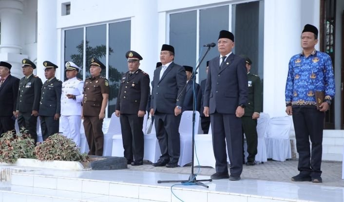 Bupati Asahan Pimpin Apel Bela Negara