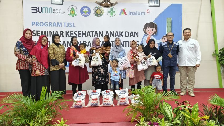 Inalum Seminar Kesehatan Anak Untuk Cegah Stunting di Sei Suka