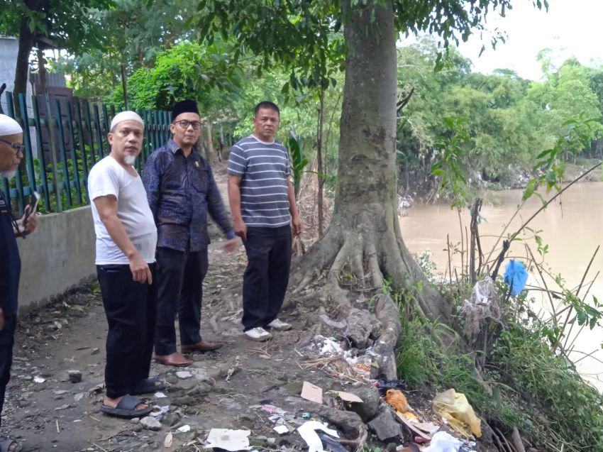Abrasi Air Sungai Ancam Warga Medan, Datuk Iskandar Muda : Pemerintah dan Lembaga Harus Duduk Bersama