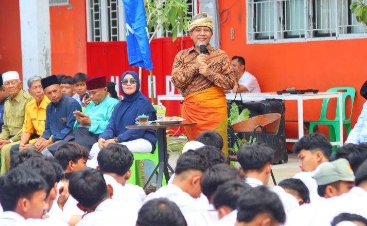 Senator Nuh Kunjungan ke Perguruan Budi Agung Medan, Dorong Pendidikan Karakter di Lingkungan Sekolah