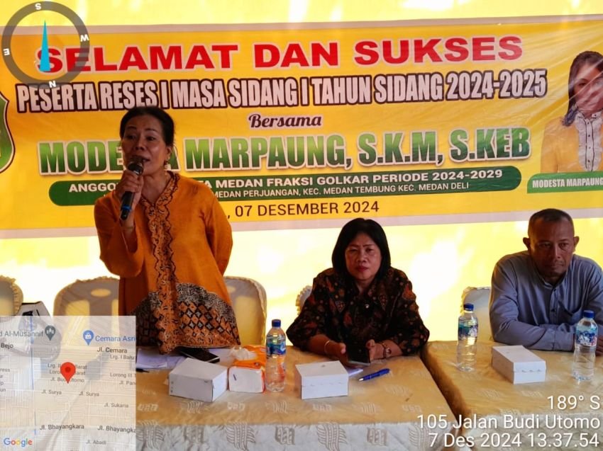 Di Reses Modesta Marpaung : Jelang Nataru Pastikan Lingkungan Gereja Dapat Lpju