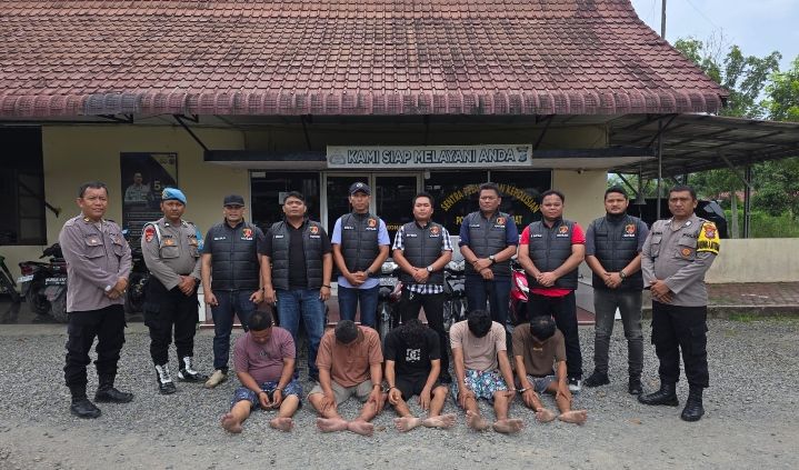 Kawanan Pencuri Spesialis Sepmor Berhasil Ditangkap Unit Reskrim Polsek Simpang Empat Polres Asahan