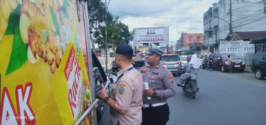 Razia Gabungan Penertiban Pajak Kendaraan di Padangsidimpuan,AKBP Dr Wira Prayatna : Wujud Kepatuhan dan Keselamatan Lalu Lintas