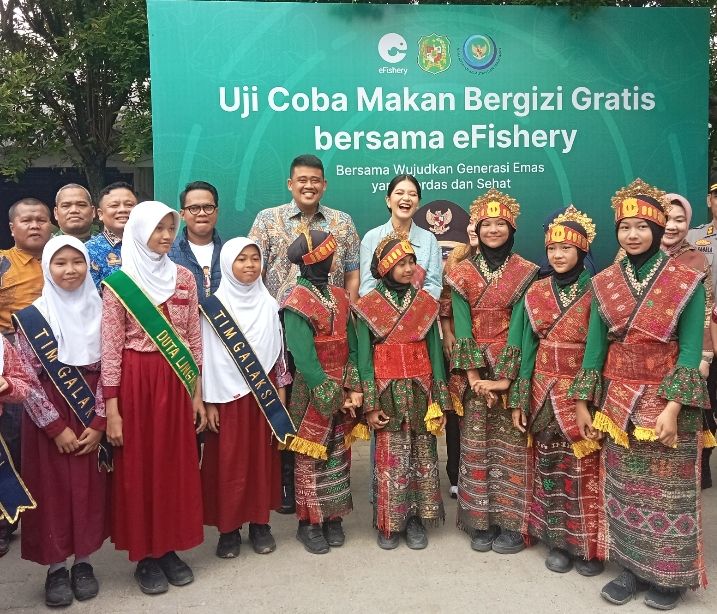 Membangun Generasi Sehat: eFishery Dukung Program Makan Bergizi Gratis di Medan