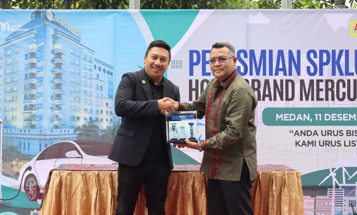 Sambut Libur Nataru, PLN UID Sumut Kembali Resmikan “SPKLU in Hotel” di Medan