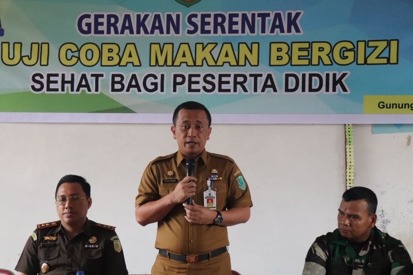 Dukung Generasi Emas 2045: Pemkab Paluta Luncurkan Gerakan Serentak Uji Coba Makanan Bergizi