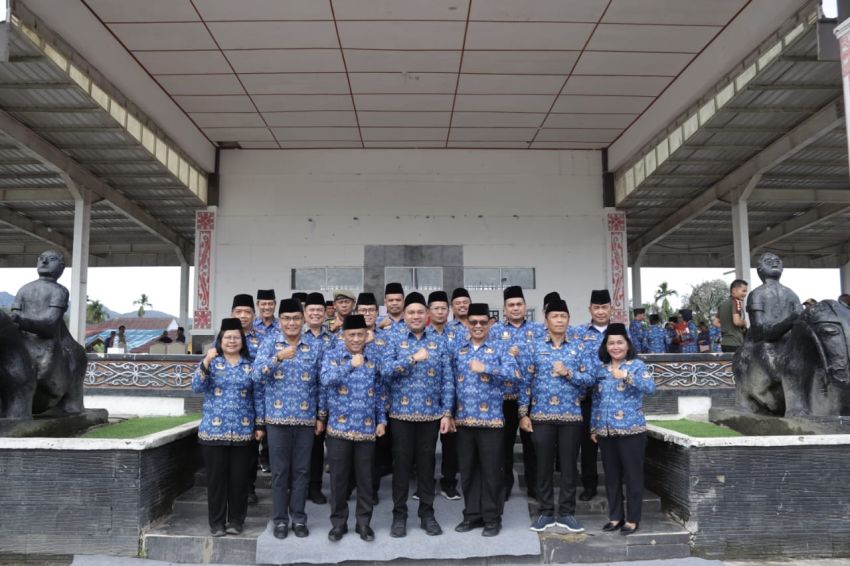 Pemkab.Pakpak Bharat Memperingati Hari KORPRI Ke 53 Tahun