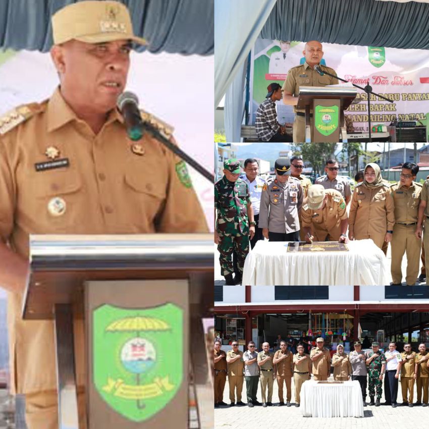 Bupati Madina Resmikan Pasar Baru Panyabungan,Sukhairi Nasution : Dibangun untuk Masyarakat