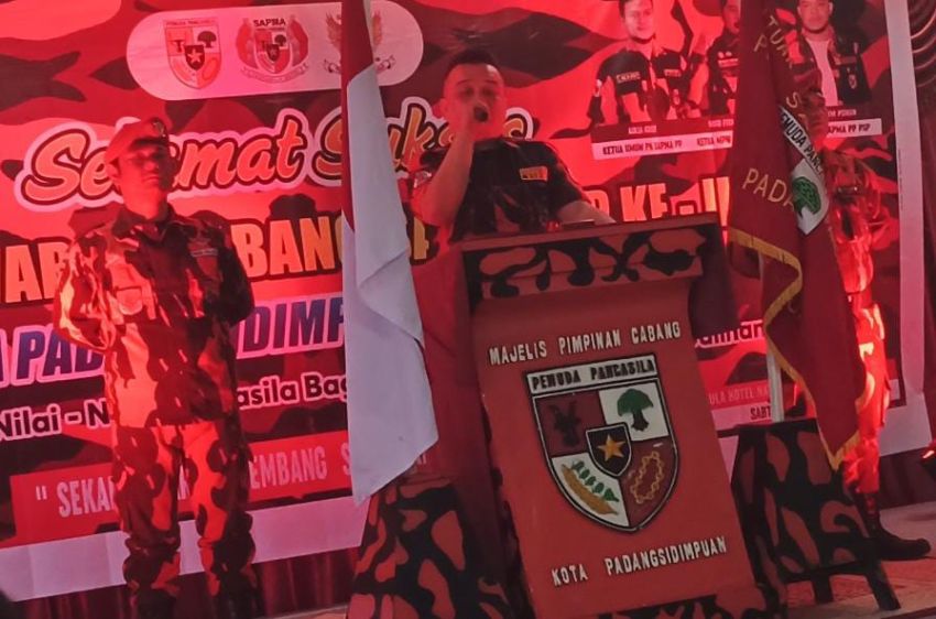 Muscab Ke-3 Sapma PP Kota Padangsidimpuan dibuka,Ketua Sumut Firman Shah : Kaderisasi Terus Berjalan