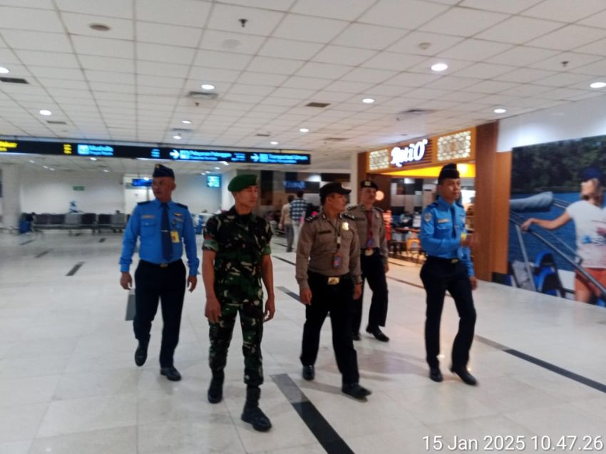Polsek Bandara Kualanamu Laksanakan Patroli Dan Sampaikan Himbauan Kamtibmas